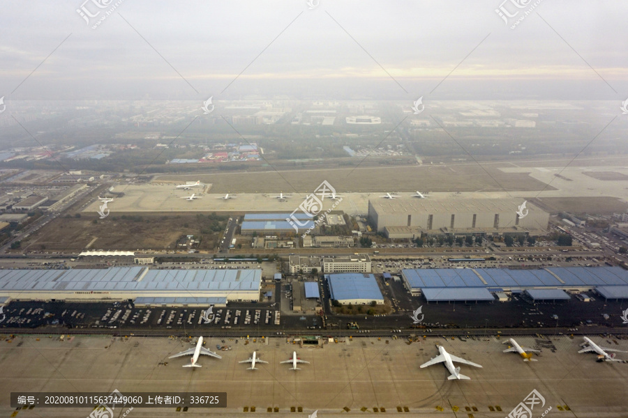 北京首都国际机场航空港航拍