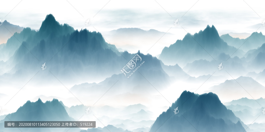水墨山水圖