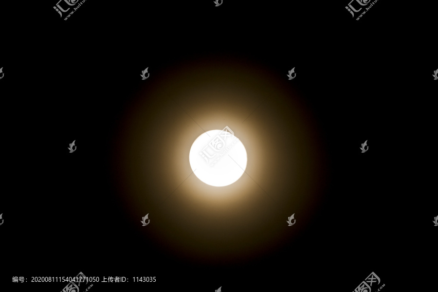 圆月圆月亮月光