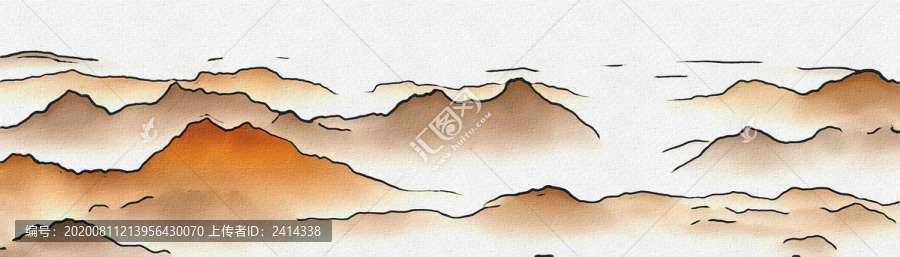 大幅山水畫