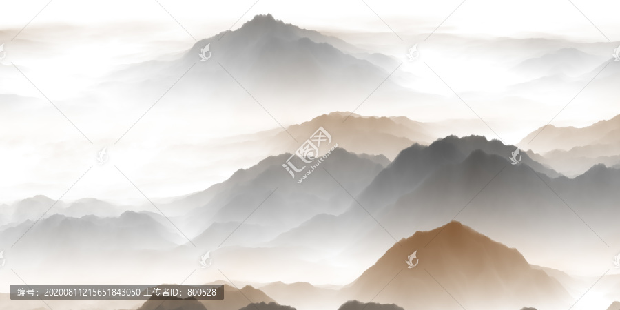 水墨群山