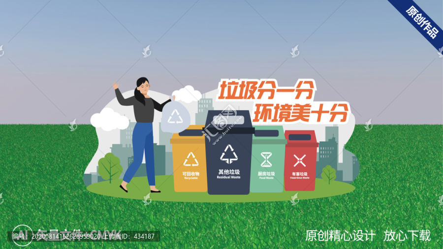 垃圾分類綠色環(huán)保小區(qū)文化