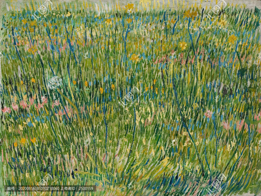 文森特·威廉·梵·高花园风景油画