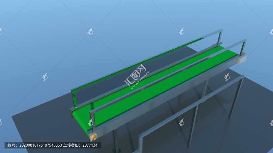 傳送帶sketcup模型