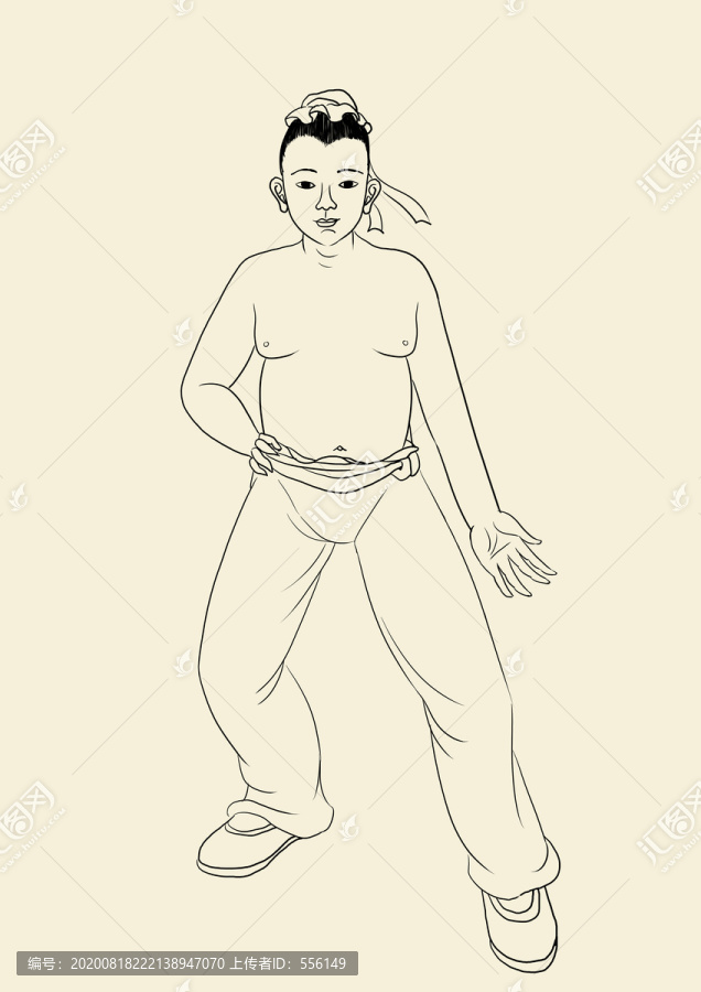中醫(yī)針灸模特