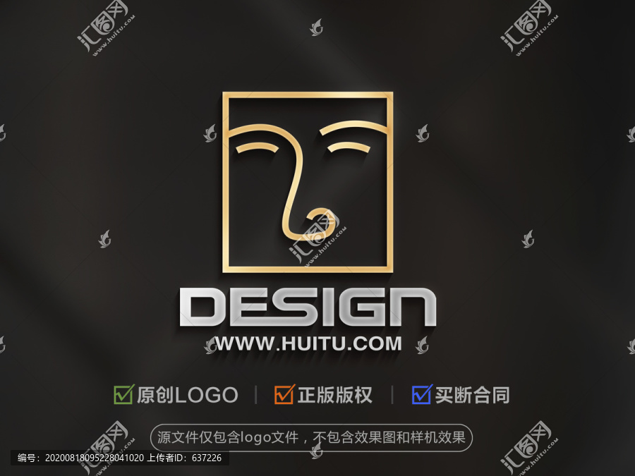 抽象人像LOGO