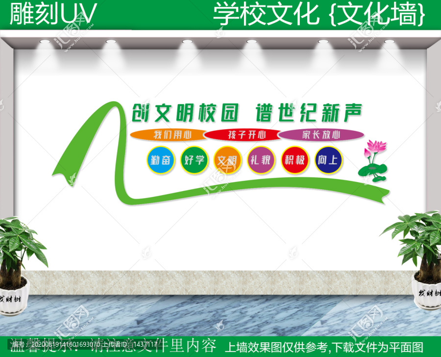 創(chuàng)文明校園文化墻