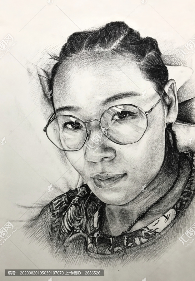 素描自畫像