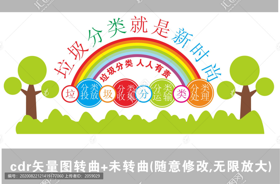 垃圾分類新時尚文化墻