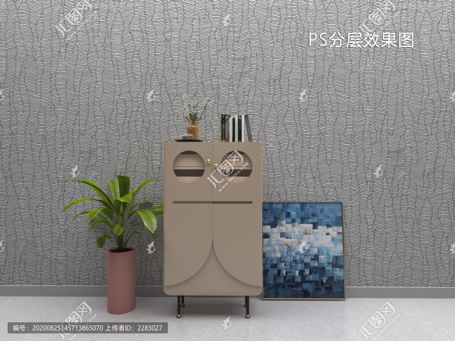 ps分層現(xiàn)代輕奢家居效果圖