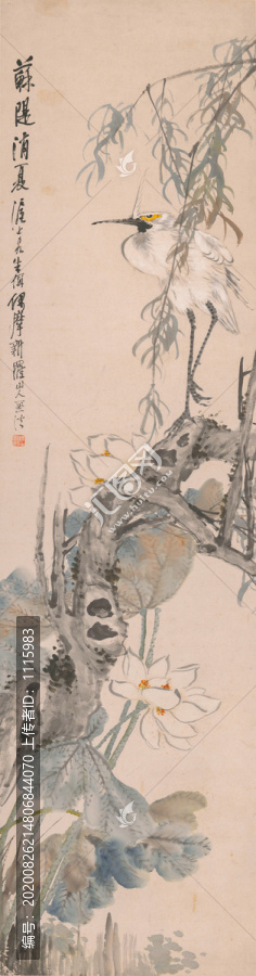 朱偁蘇堤消夏圖