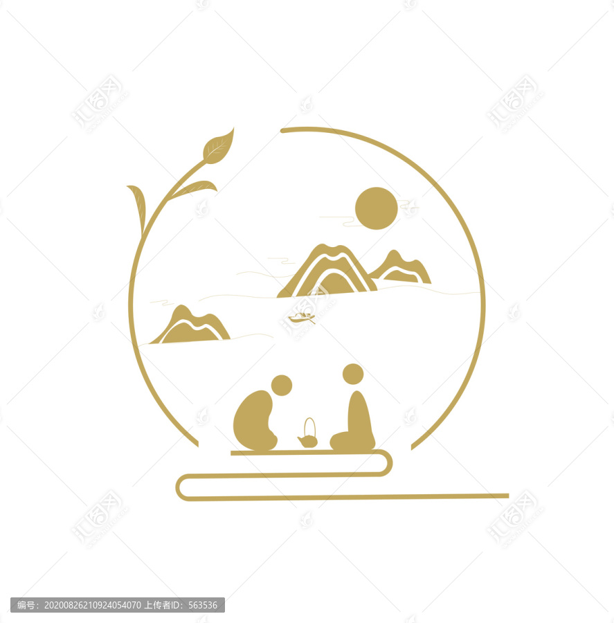 茶插畫