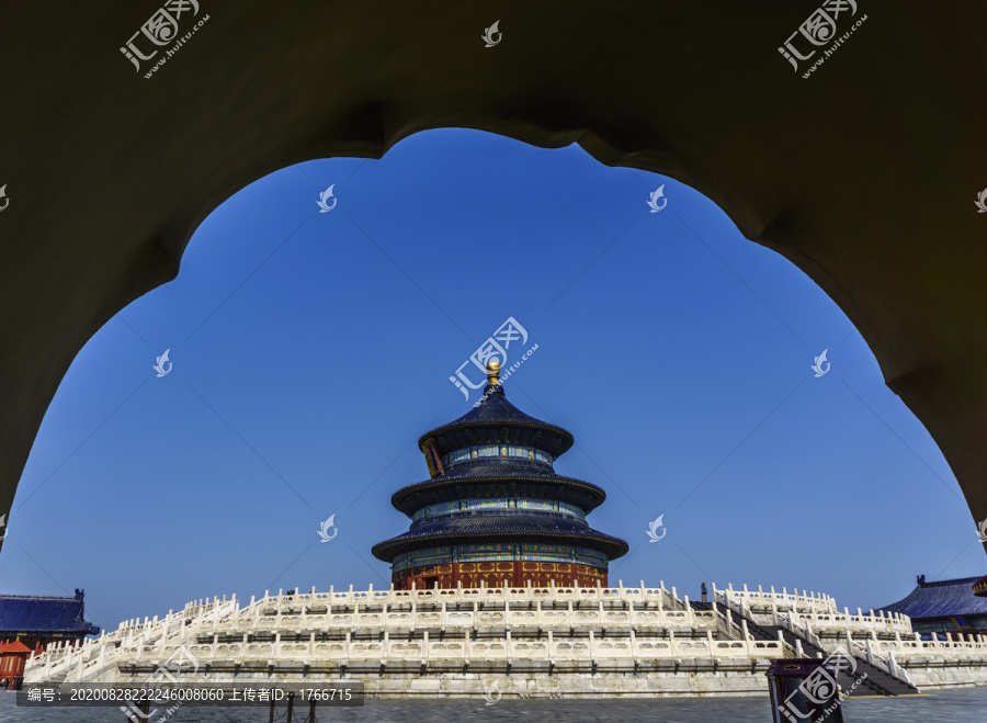 中国北京天坛公园风光