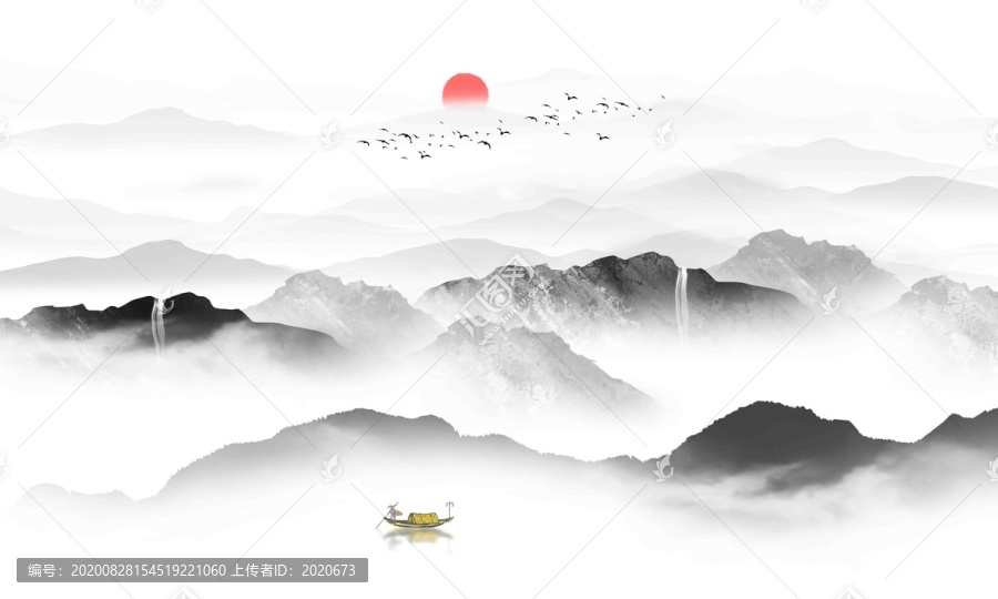 新中式山水畫