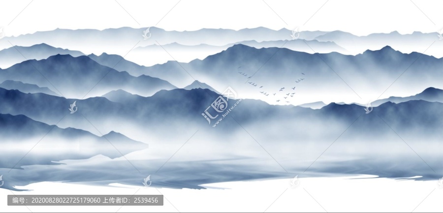 客廳裝飾山水畫