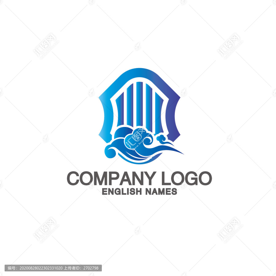 祥云圖案房地產LOGO設計