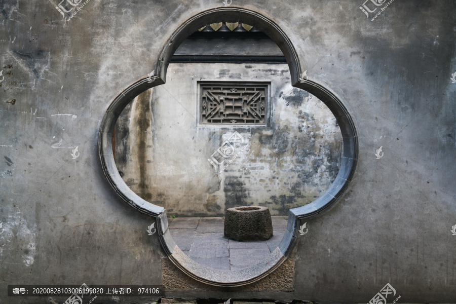 中国苏州千灯古镇古建筑和古门洞