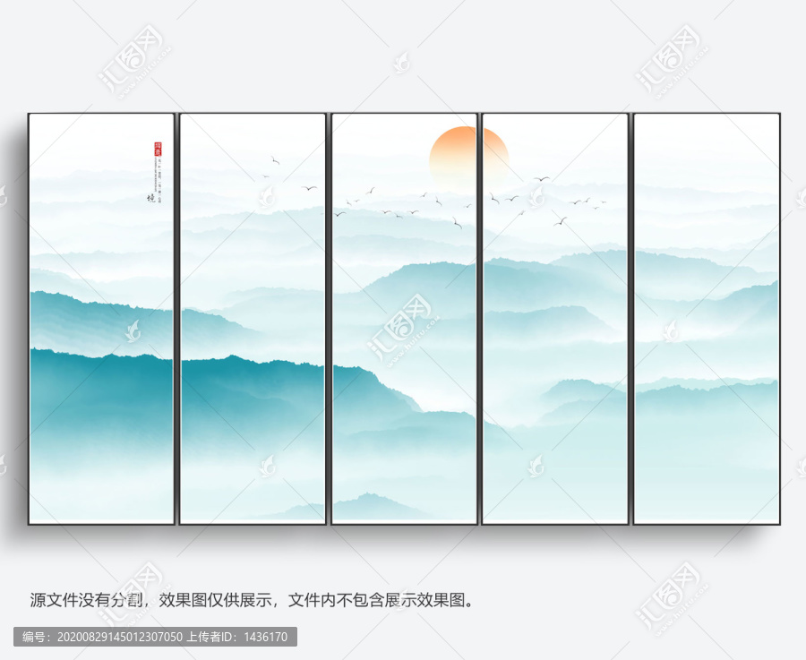 禪意山水畫