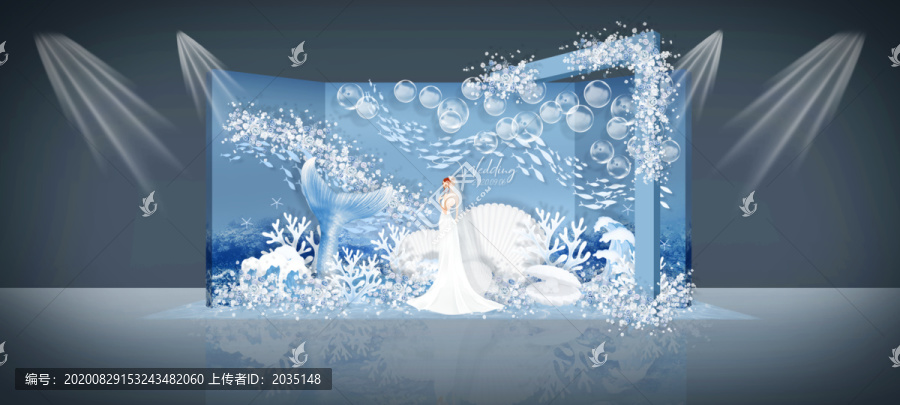 藍(lán)色海洋婚禮