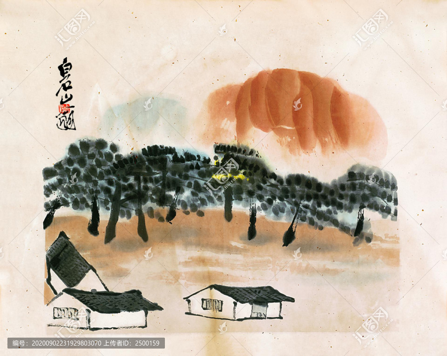 齊白石,山水畫