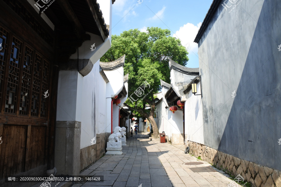 福建福州三坊七巷古风街道古风背