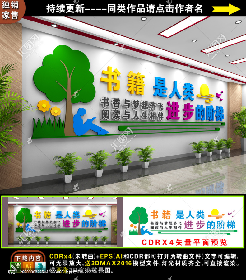 閱讀室文化墻