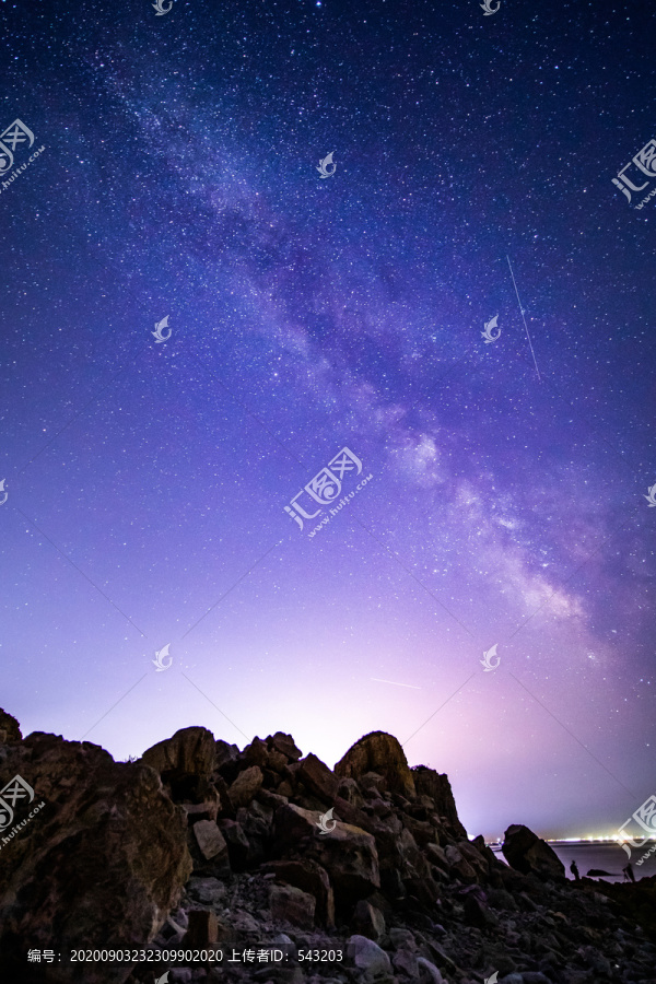 銀河星星仰望星空