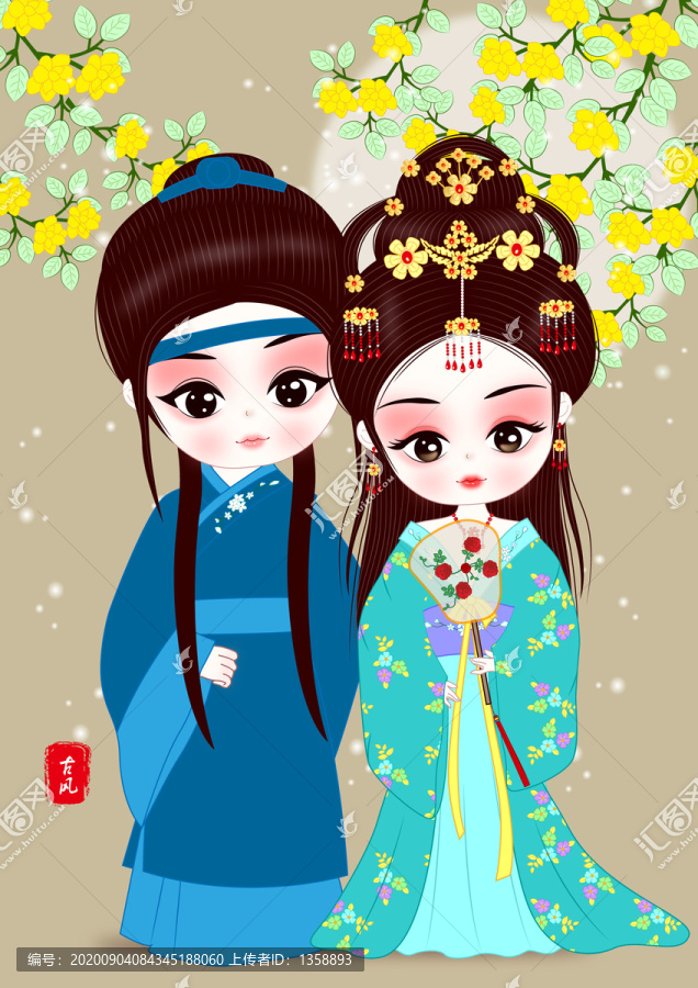 古風(fēng)情侶