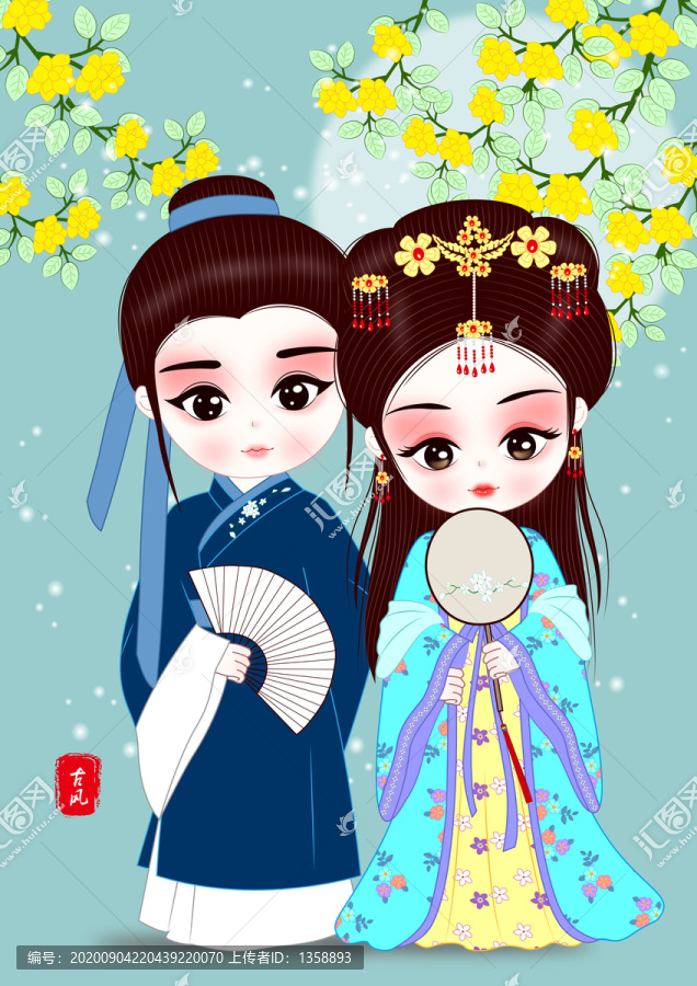 古風(fēng)情侶