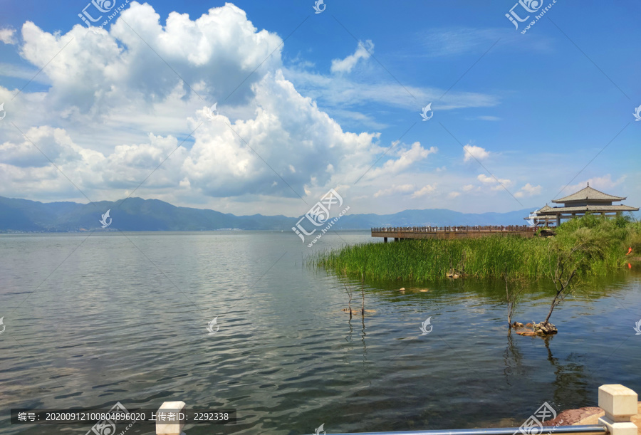 湖水风景照片