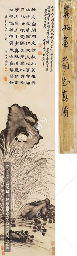 羅聘蘭石圖