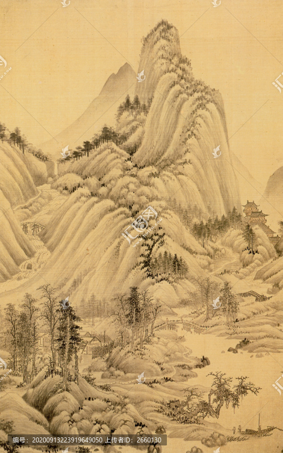 董其昌仿宋元人縮本畫
