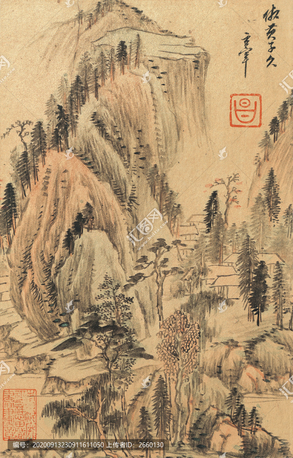 董其昌山水畫