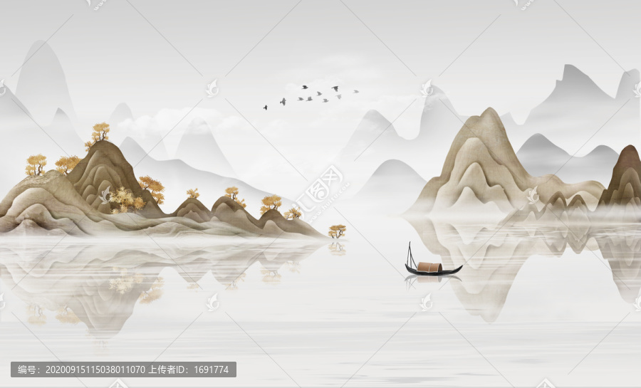 新中式山水畫
