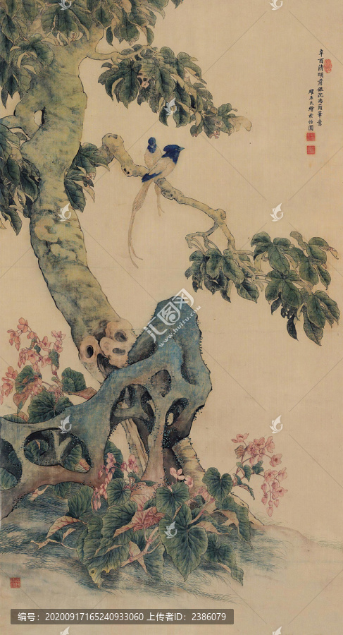 劉奎齡仿沈南蘋沈銓筆意