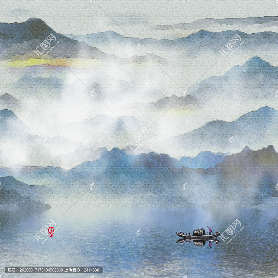 新中式山水