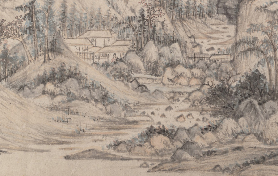 趙左溪山無盡圖