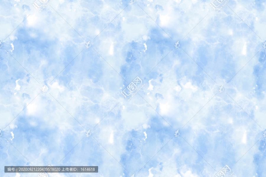 水彩冰藍(lán)色印花抽象無縫背景