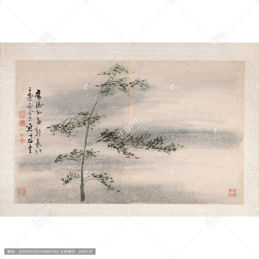 高其佩指畫新竹