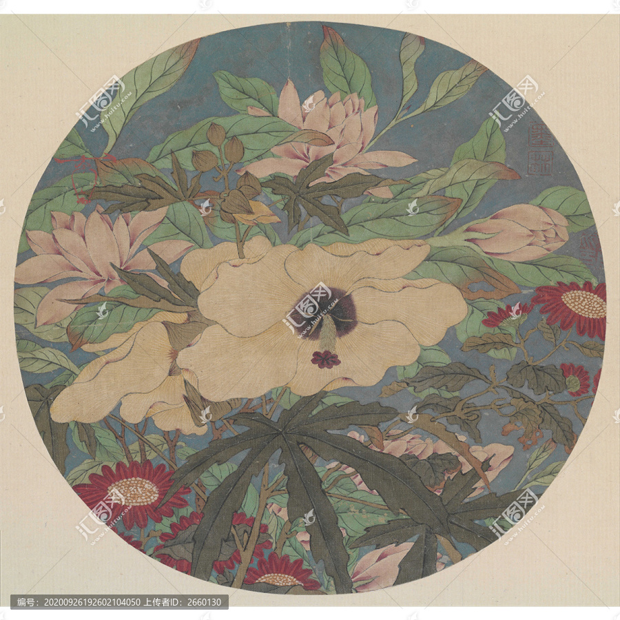 吳炳秋花圖