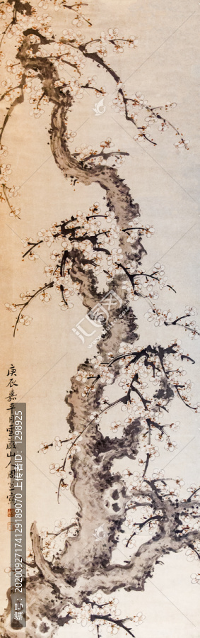周笠清代梅花圖