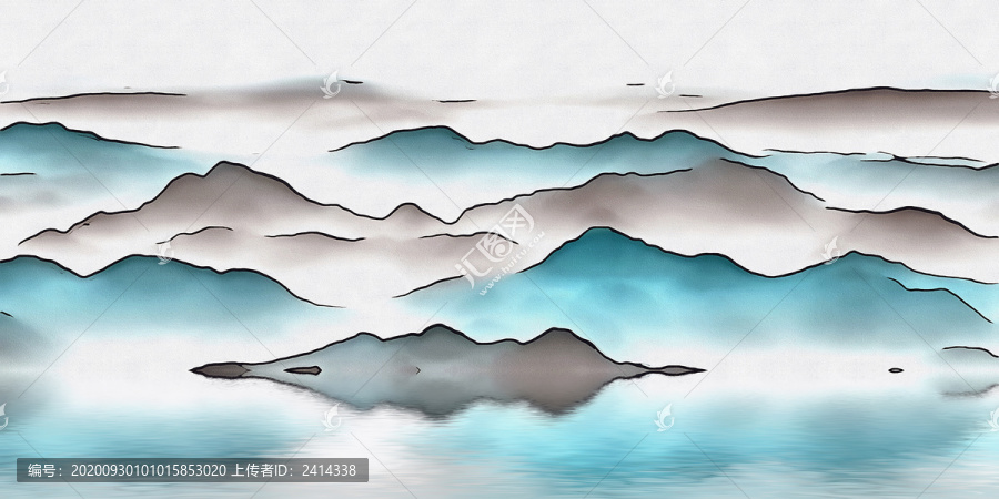 水墨山水畫