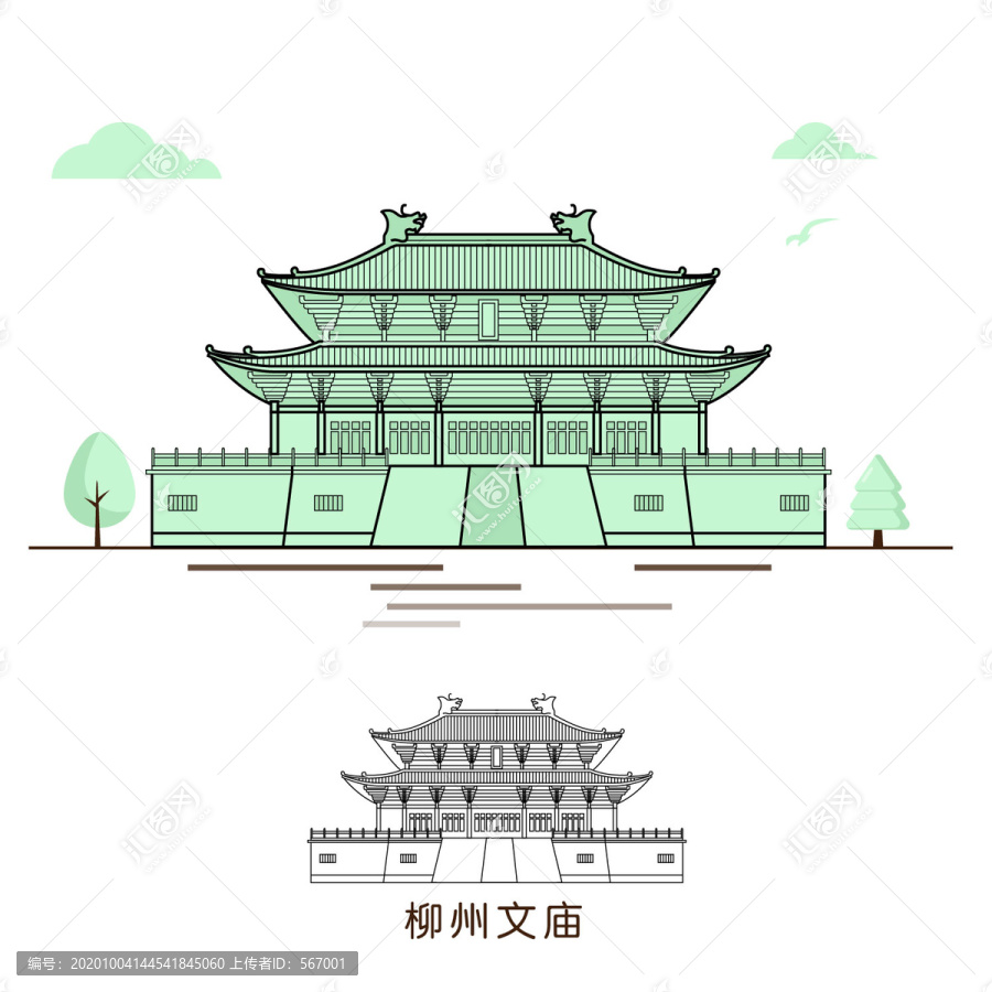 柳州文廟插圖