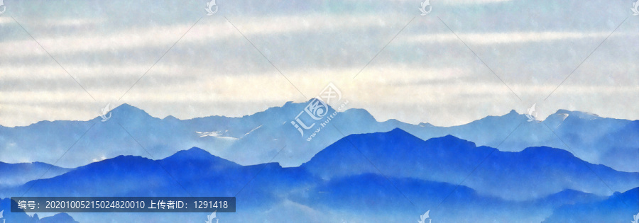 水墨山水背景