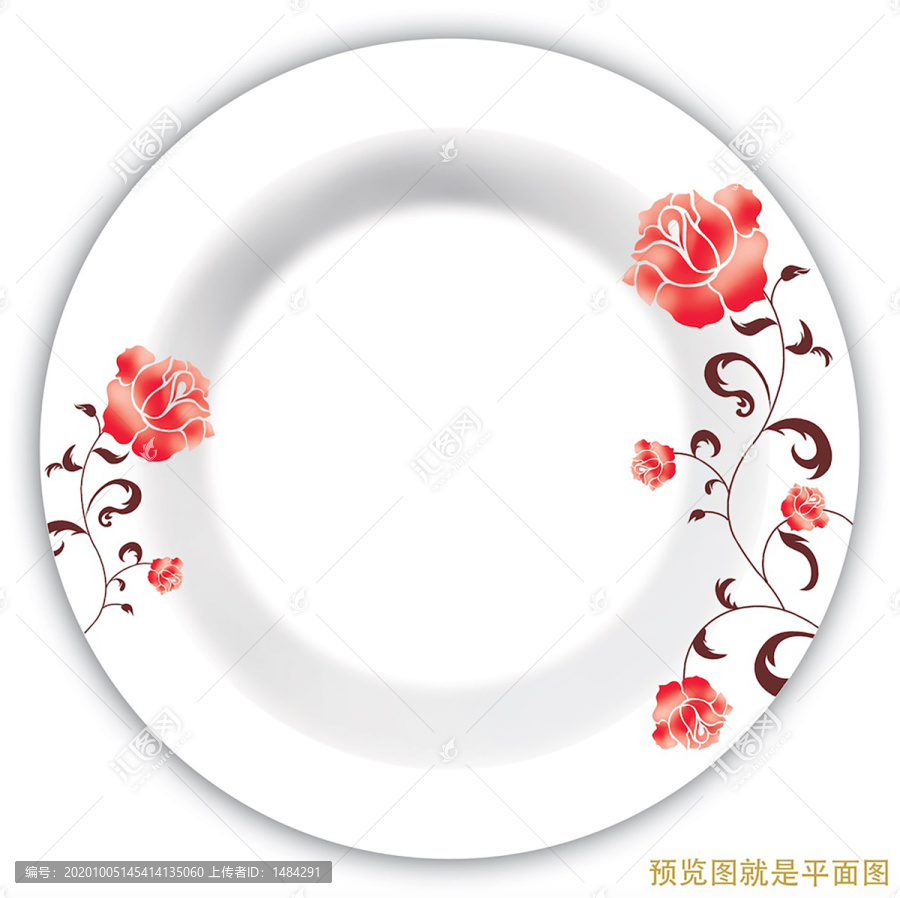 陶瓷餐具花