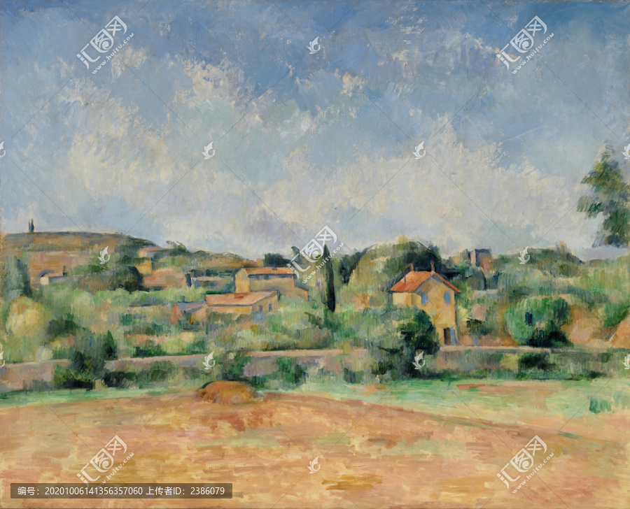 Paul.Cézanne貝爾維尤平原