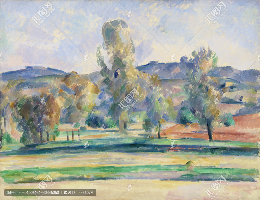 Paul.Cézanne秋景