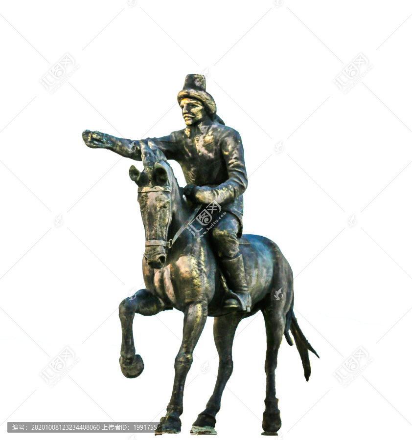 骑马的新疆牧民