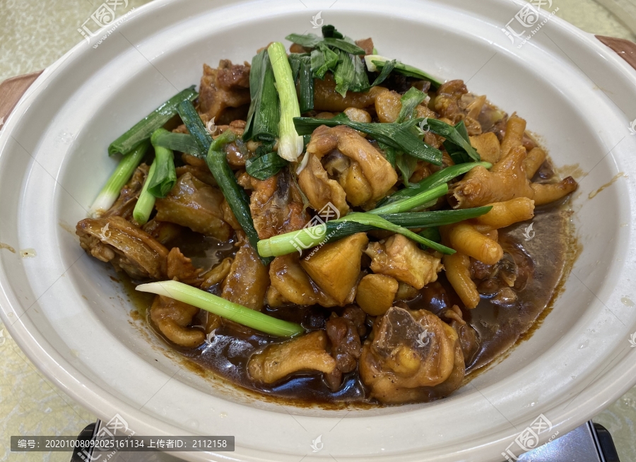 黑松露炆扇鸡（顺德美食）