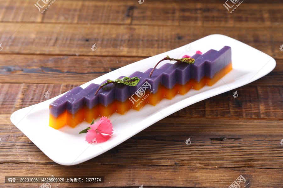 紫薯南瓜冻